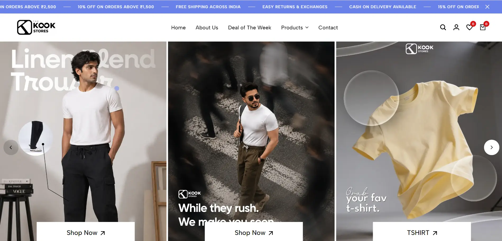 Kookstores website designed by Digital Darzee