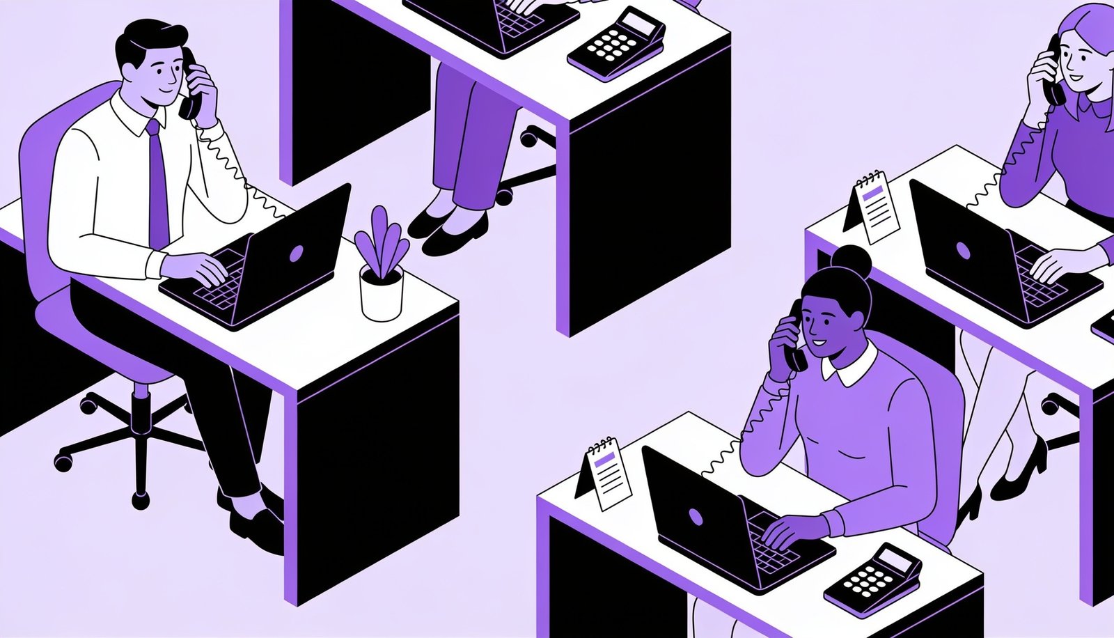 Sales team managing customer leads and follow-ups in a CRM dashboard