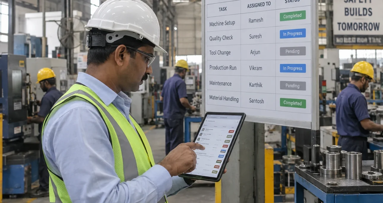 Task Management Software vs WhatsApp Groups: Why Factories Still Lose Track of Work